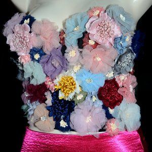 Beautiful Bustier with multi floral details
